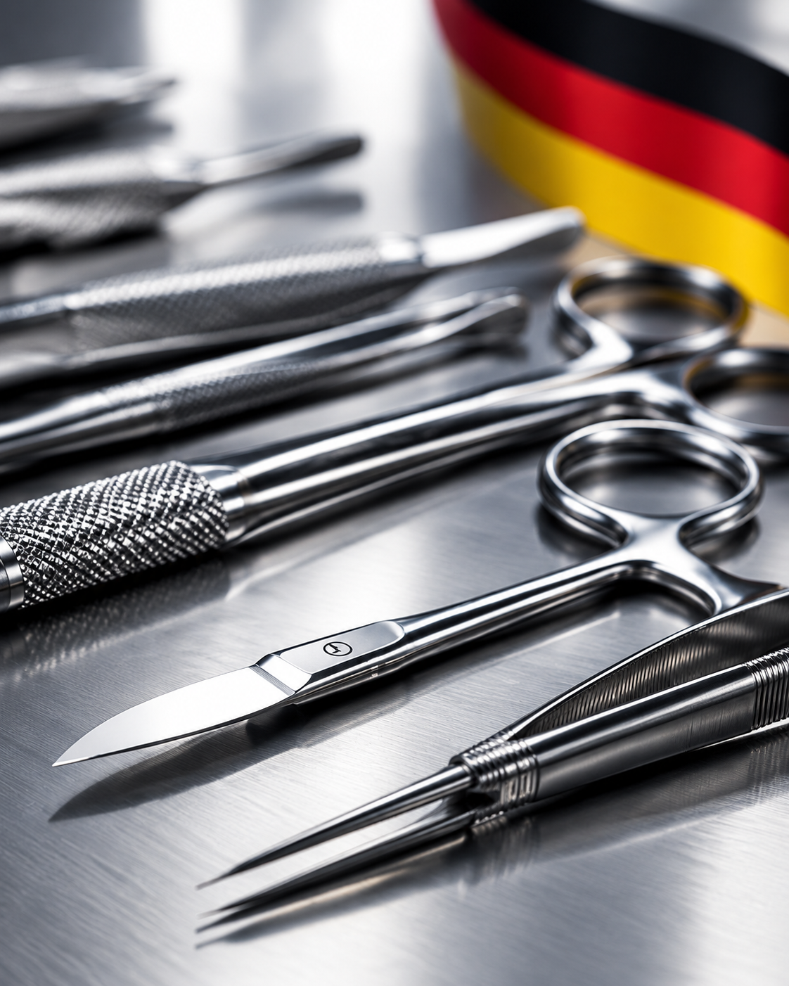 German stainless steel material testing